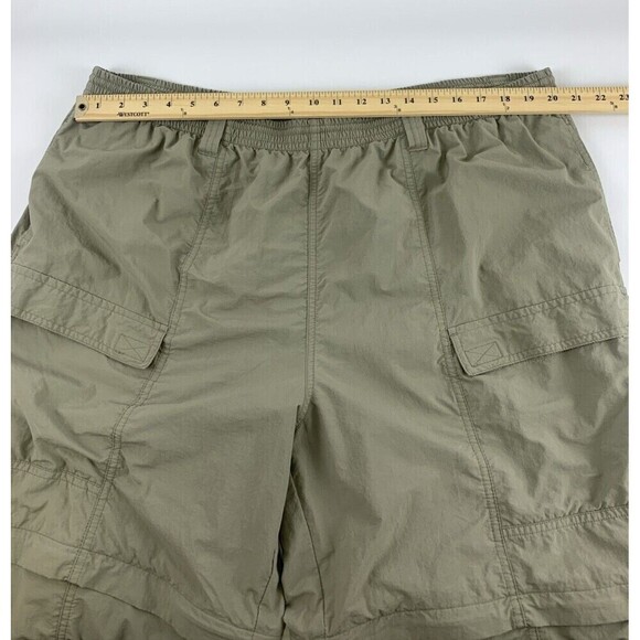 Columbia PFG Omni Shade Nylon Cargo Pants Drawstring Zip Off Leg Shorts Mens XXL - Picture 11 of 13